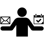 Scheduled Email SVG Icon